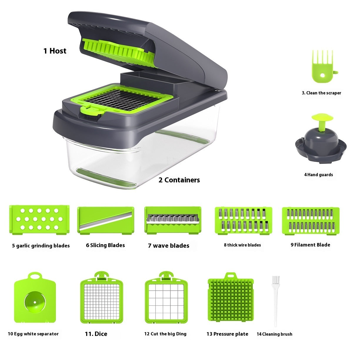 15-in-1 Vegetable Cutter – Chop & Slice in Seconds