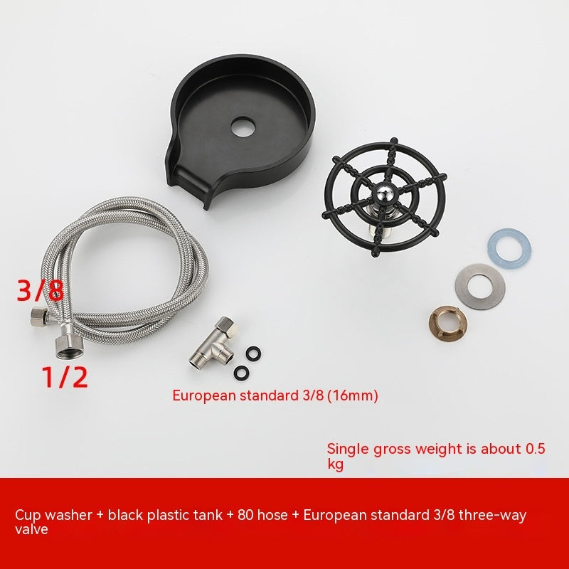 Glass Rinser for Sink – High-Pressure Cup Washer Tool