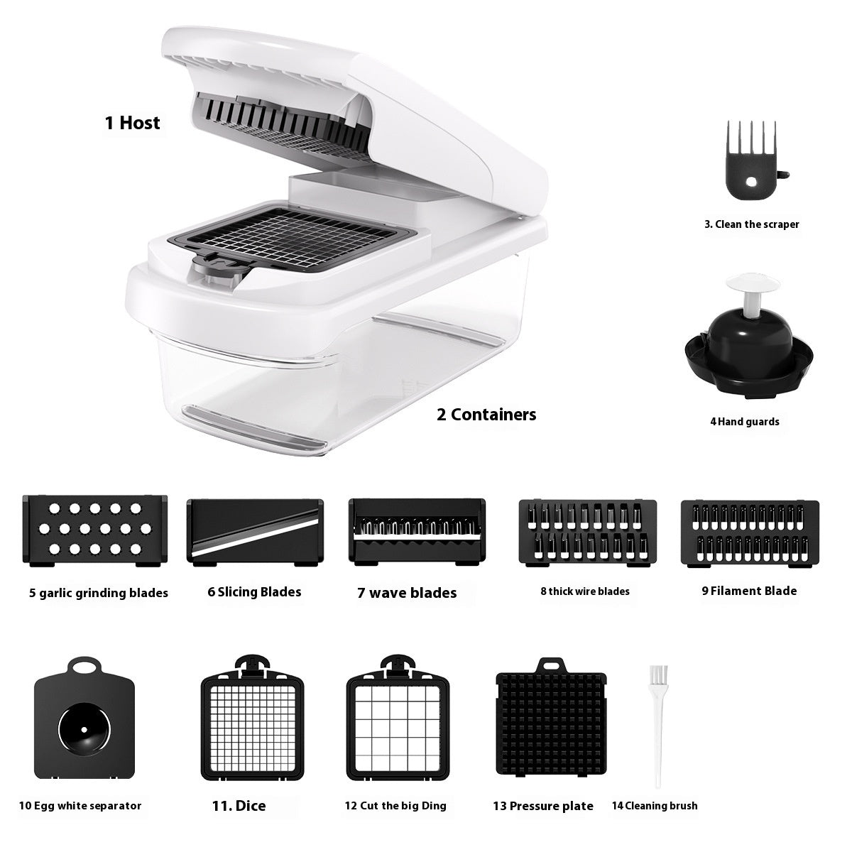 15-in-1 Vegetable Cutter – Chop & Slice in Seconds